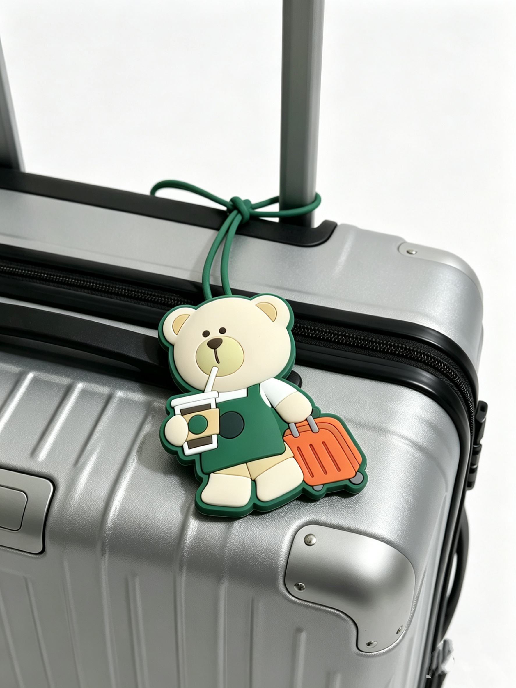 Cartoon PVC luggage tag suitcase display